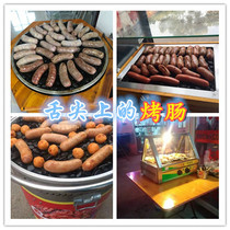 Volcanic stone roasting stalls household electric heating small gas commercial multifunctional hot dog machine vertical gas sausage machine