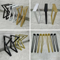 Simple standard spot table leg Big Board bracket rock board table foot coffee table tripod support size black gold customization