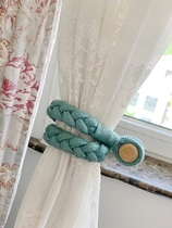 Siqian Li exported to Europe and the United States cotton rope magnet curtain buckle Nordic curtain belt curtain American rope single Gada