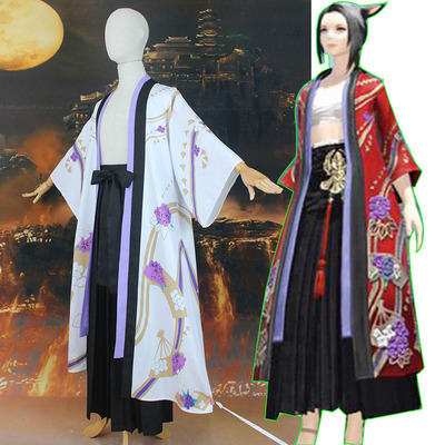taobao agent Hot Spring Mano One Final FF14 Fengya Set Men and Women's Cosplay Cosplay Yantong Printing Jacket