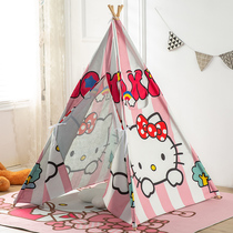 Hotel cartoon parent-child room tent boys and girls Small House Hotel indoor game house castle childrens bed artifact