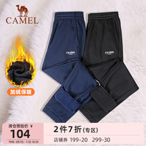 Camel Sports Pants Lady Knit Long Pants Male 2021 Autumn Winter Gush Warm Casual Loose Bunches Pants