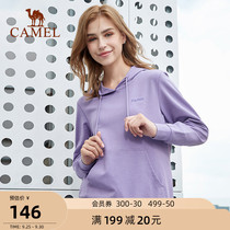 Camel Outdoor Sports Sweater Women 2021 Spring Loose Hoodie Knitted Casual Top Couple Pullover Jacket