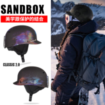 sandbox Ski Helmet Full Helmets Men and Women Single Double Plate Protectors Snow Helmet World Extreme Full Set of Snow Equipment