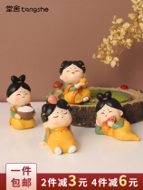 Gufeng Tangshi Ladies Small Swing Piece Cute Teenage Girl Hearts Home Decoration Products Creative Chinese Doll Gift Desktop Furnishing