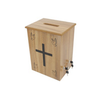 Gondola wooden love box Donation box Donation box Suggestion box Donation box Indoor dedication double lock box