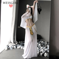  weisgril nightclub DS performance suit One country style Greek goddess belly dance uniform temptation sexy suit