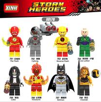 Xinhong Building Blocks X0178 Justice League DC Superhero Flash Batman Steel Bone Leopard Woman Boy Toy