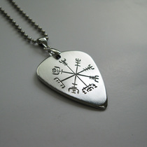 Vegvisir compass direction Mark personalized handmade pick can be customized necklace