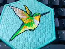 Cat Tiger Beast mauhoso Hummingbird 2021 New Outdoor Velcro Embroidery Armband Cloth Museum Department