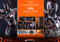 HOTTOYS HT Hong Kong Venue Limited Night Battle 1 6 War Edition MK50 Neon Tech Iron Man4 0