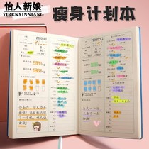 Self-discipline artifact plan This procrastination supervision record sheet hand account punch card slimming wall sticker notes 188 days