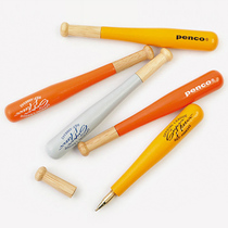 Japanese imported hightide penco creative students with personality baseball black ballpoint pen to learn sign pen
