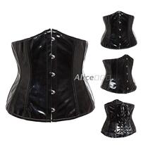 Classic black pvc Palace body body gown waist slimming dress slimming dress dress 1249