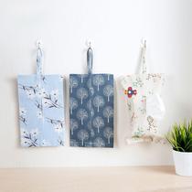 Cloth tissue paper towel hanging bag paper bag cotton linen paper towel bag paper towel box