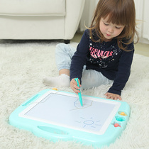 Childrens large drawing board magnetic writing board pen color children childrens magnetic baby graffiti board 1-3 years old 2 Toys
