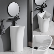 Column wash basin Household toilet wash basin One-piece wash basin Laundry basin Floor-standing column basin