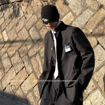 Zijun mens fashion college style casual small suit jacket male Korea ins loose jk uniform blazer