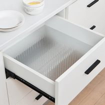 Japan SP SAUCE self-adhesive drawer mat wardrobe shoe cabinet kitchen cabinet waterproof moisture-proof mat kitchen aluminum foil oil-proof sticker