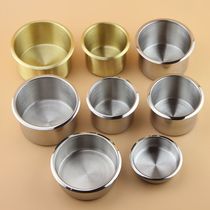 Texas poker table stainless steel cup ashtray Baccarat accessories car modified beverage cup holder cup holder cup holder