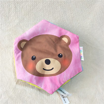 Foreign trade tail single plush childrens holiday gifts baby products European single-three bears folding hexagonal cloth book