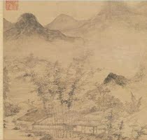 Yuan Guan Daosheng Zhuxi Range Rover Picture high-definition electronic picture decoration inkjet identification copy Chinese painting material