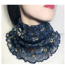 New protective cervical neck cover mask 100 lap spring and autumn thin section warm knit cover head small scarf surrounding neck woman autumn and winter