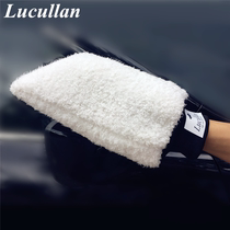 20 * 28cm large car wash gloves non-Micheal soft paint thick microfiber car wipe gloves