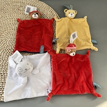 Outer Single Babylove Pirate Bear Tiger Embroidered Caring Bear Doll Baby Soothing Towel Suede Toy Coaxed Sleeping Towels