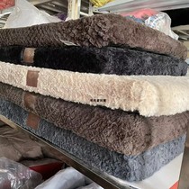 Winter thickened warm dog mat shaped sponge removable and washable large dog mat cage mat spacer
