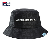 FILA FUSION tide brand couple round hat 2021 spring and summer new fashion street printing fisherman hat mens and womens hats
