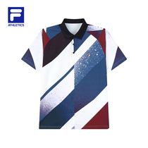 FILA ATHLETICS Phila mens short sleeve polo shirt 2021 autumn new sports fashion casual and breathable