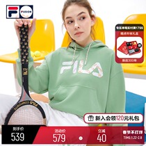 FILA FUSION Feller 2022 Spring New Fashion Sports Loose Skinny Hoodie Women