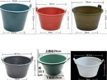 Bricklayer bricklayer small ash bucket construction site with beef tendon wear-resistant mud bucket thickened cement bucket beef tendon cement slurry