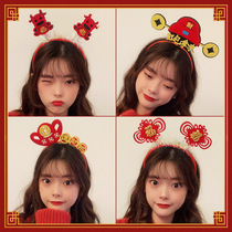 New Year Tiger hairband female cute Joker out hairpin Spring Festival Tiger Year hair accessories New Year headgear New Year hair accessories