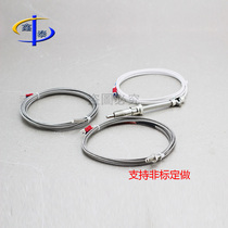 K E type metal shield wire Screw thermocouple Pressure spring temperature sensor Rod probe temperature measuring line