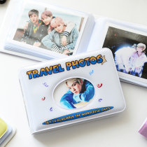 INS wind cross style polaroid 3 inch album Polaroid Lycra collection album Album Business card book Star chase storage book 36
