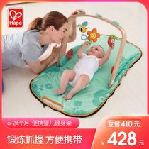 hape portable baby gym Frame 0-1 year old baby boys and girls rotating hanging ornaments exercise grip early education toys