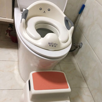 Japan Heaitang childrens toilet seat Male baby toilet Baby female child PU soft seat cushion toilet potty holder