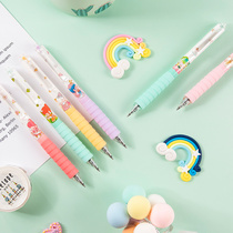 Chenguang stationery series Limited blind box neutral pen black water pen plug plug push type 0 5 full needle tube bullet carbon pen student Test notes special cute creative ball pen