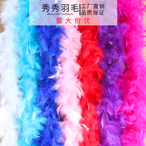 diy turkey feather wedding bouquet packaging material clothing tailing bar decoration feather