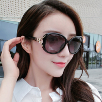 2019 New sun glasses women round face long face sunglasses anti ultraviolet driving driving mirror driver mirror