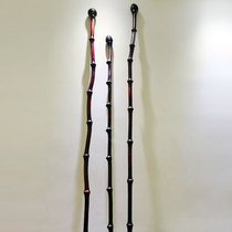Literati Zhizhu bamboo stick Luohan bamboo Abacus winterplay bamboo decoration ornaments outdoor hiking stick non-slip walking stick crutches