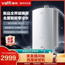 Huadi Water Heater Kitchen Room Household Natural Gas i12072 Zero Cold Water Quick Instant Gas Light Luxury Full Screen