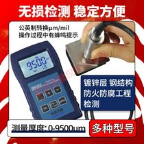 Fireproof coating thickness gauge Paint film dual-use non-iron-based aluminum-based high-precision magnetic automotive paint testing instrument