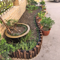 Anti-corrosive wood fence garden fence partition outdoor patio fence outdoor guard barrier indoor balcony decorated with small wooden studs