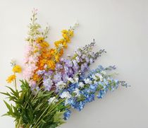 Emulation Small Branches Feiyan Grass Plant Hair Realistic Soft Decent Board Room Decoration Floral Living Room Table Flower Flower Arrangement Diy