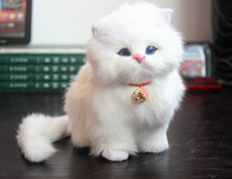 Animal model simulation cat tail movable belt called simulation cat photography props pet childrens toys