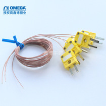 American OMEGA thermocouple wire TT-K-30-SLE temperature sensing wire plus SMPW-K-M connector K-type SMT temperature measurement