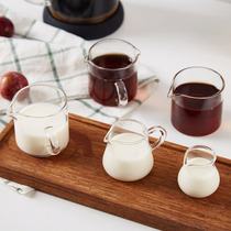Creative glass milk cup can ESPRESSO espresso cup Latte Italian coffee produced commercial coffee maker